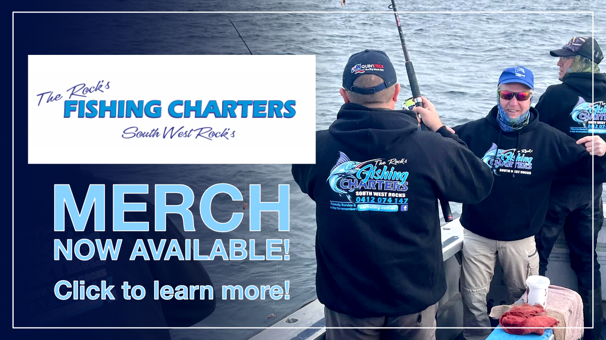 South West Rocks Fishing Charters Merch Now Available. Click to learn more.